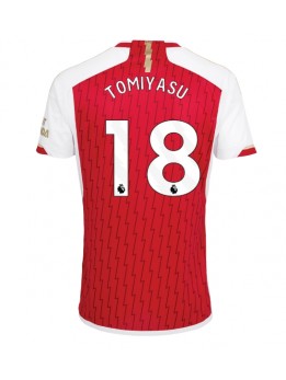 Billige Arsenal Takehiro Tomiyasu #18 Hjemmedrakt 2023-24 Kortermet